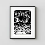 Black Sabbath 1972 Master of Reality Era Miami Beach, FL Concert Poster