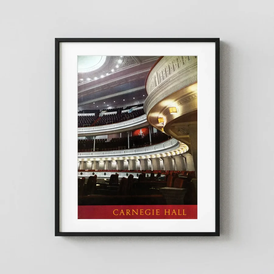 Bob Dylan 1963 Carnegie Hall, New York Concert Poster featuring black, gray, and slate gray vertical artwork.