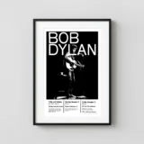 Bob Dylan 1965 San Francisco Bay Area Triple-Venue Concert Poster