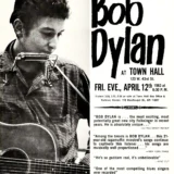 Bob Dylan Concert Handbill (1963) Music Poster