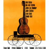 Bob Dylan, John Lee Hooker 1962 New York City "Traveling Concert Poster