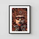 Bob Dylan Late-60s "Blowin' in the Mind" Head Shop Poster