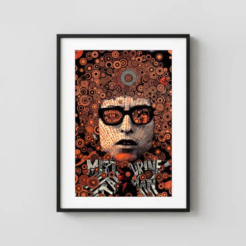 Bob Dylan Late-60s "Blowin' in the Mind" Head Shop Poster