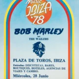 Bob Marley and the Wailers 1978 Ibiza, Spain Concert Poster