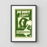 Bob Marley and the Wailers 1978 Santa Cruz, CA Concert Poster