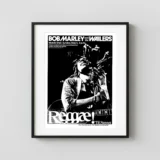 Bob Marley & the Wailers 1979 Honolulu, Hawaii Concert Poster