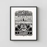 Butterfield Blues Band, Buddy Miles Fillmore West Poster