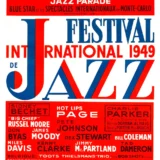 Charlie Parker, Miles Davis Paris International Jazz Festival Poster (1949)