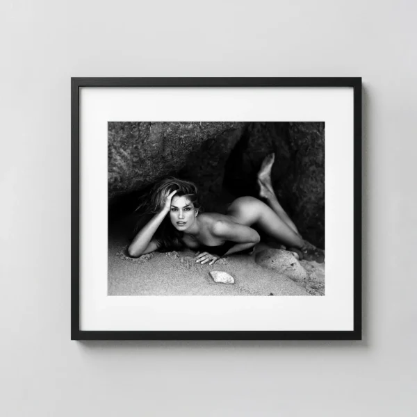 Cindy Crawford Malibu California 1995 Nude Photography Print