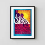 Cream 1968 Winterland & Fillmore Concert Poster