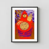 Cream, Paul Butterfield Blues Band 1967 Fillmore Poster
