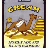 Cream with Eric Clapton 1968 Final U.S. Show Concert Poster