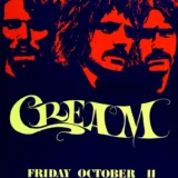 Cream with Eric Clapton 1968 New Haven, CT Farewell Tour Concert Poster