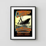 Creedence Clearwater 1969 "Titanic" San Francisco Concert Poster