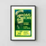 David Bowie Diamond Dogs-Era 1974 Minnesota Concert Poster