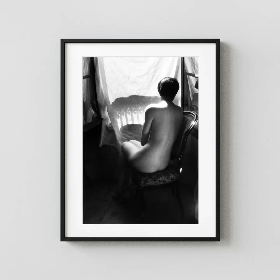 Deena De Dos 1955 Nude displayed as a framed wall mockup
