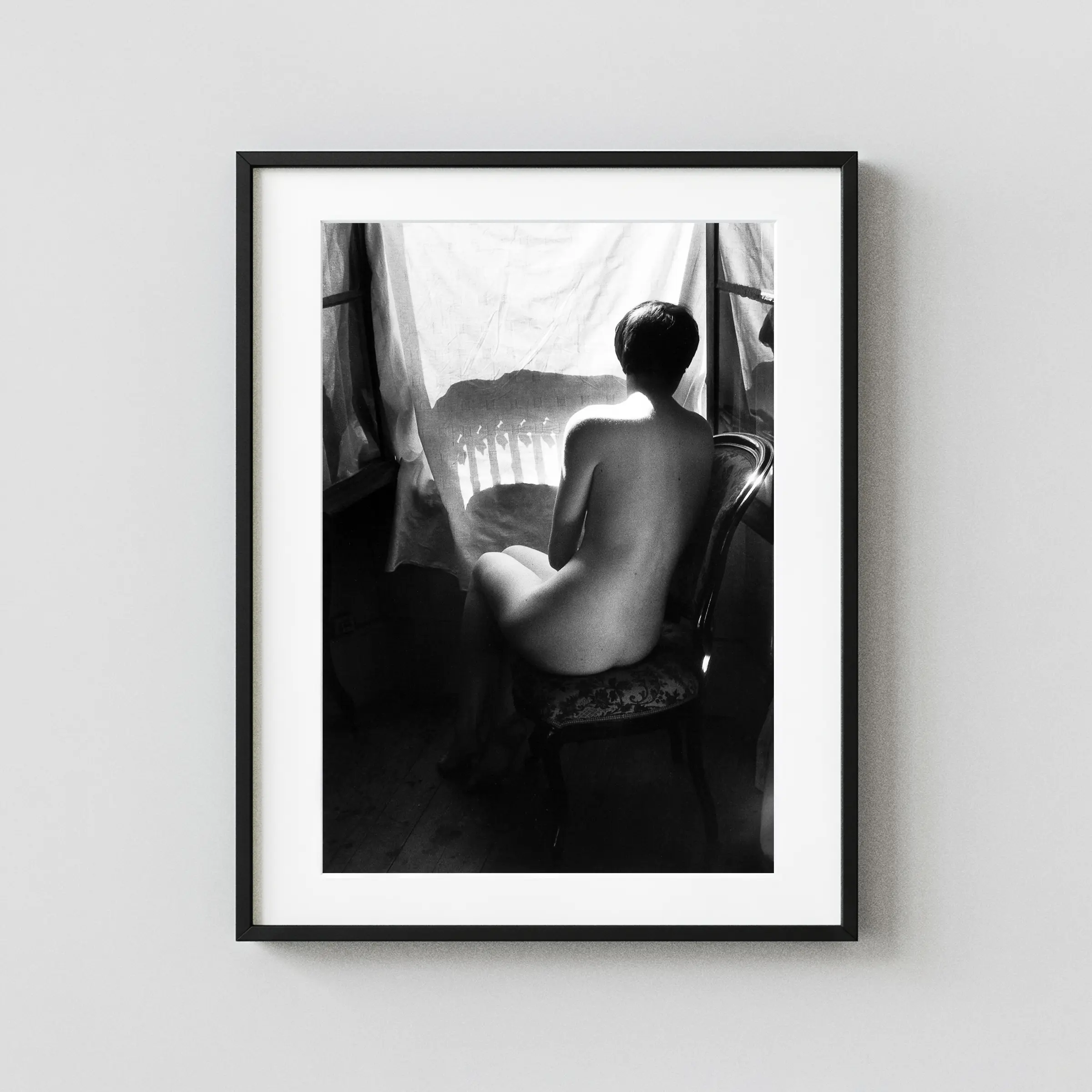 Deena De Dos 1955 Nude displayed as a framed wall mockup