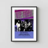 Deep Purple 1985 Strangers Era Portland, OR Concert Poster