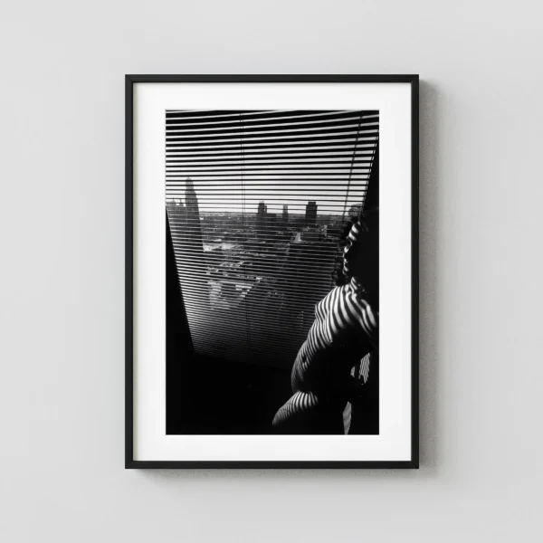 Denise And Shadows Chicago 1977 Nude Photography Print