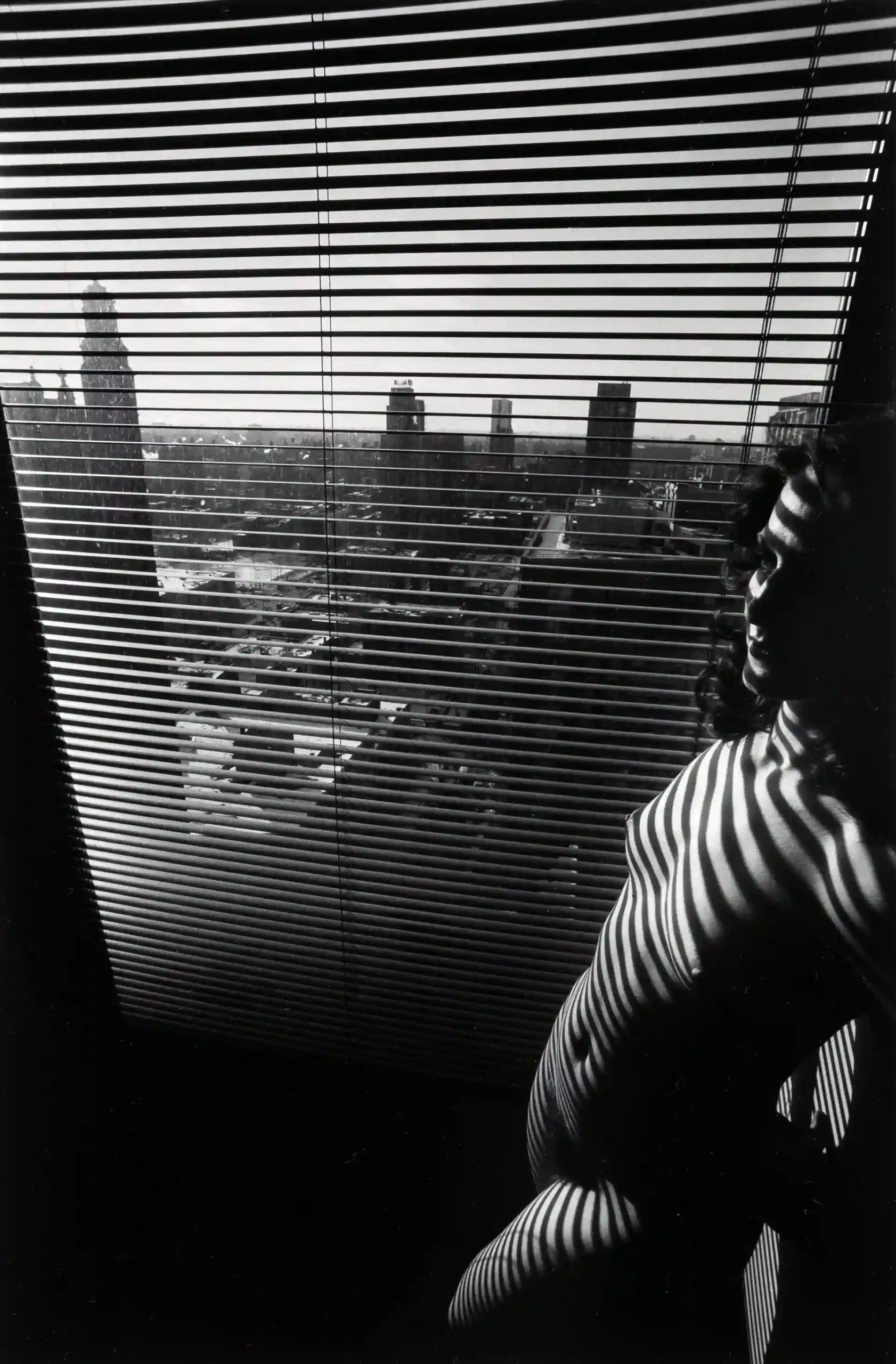Denise And Shadows Chicago 1977 Nude Photography Print