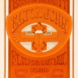 Elton John 1970 Debut American Tour Boston Tea Party Concert Poster