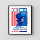 Elton John 1971 Early Miami Beach, FL Concert Poster