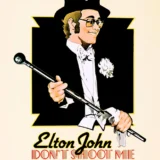 Elton John 1973 Don't Shoot Me I'm Only the Piano Player MCA Promo Poster
