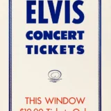 Elvis Presley 1970s Generic Box-Office "$10.00 Tickets" Poster
