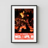 Elvis Presley 1972 Albuquerque, NM Large Paper Concert Poster