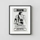 Elvis Presley 1975 Pontiac, MI New Year's Eve Concert Poster