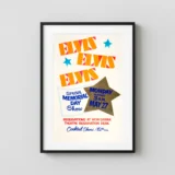 Elvis Presley High Sierra Cutout Stand-Up Promo Concert Poster