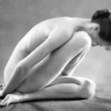 Folding 1962 Nude Photography Print