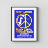 Frank Zappa and the Mothers of Invention 1970 Seattle, WA Concert Poster