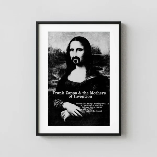 Frank Zappa & the Mothers of Invention 1970 Music Poster