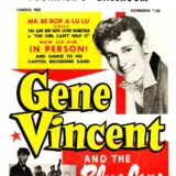 Gene Vincent 1960 Eau Claire, Wisconsin Art-Deco Concert Poster