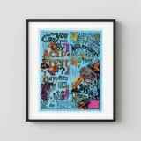 Grateful Dead 1965 Acid Test Colorized Reprint Poster