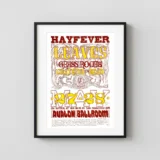 Grateful Dead 1966 "Hayfever" Concert Poster