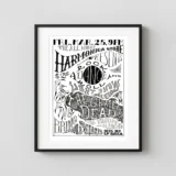 Grateful Dead 1966 Los Angeles Acid Test-Related Concert Poster