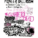 Grateful Dead 1966 Pioneer Ballroom Suisun City, CA Poster