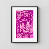 Grateful Dead 1966 Santa Clara, CA "Freak Out" Concert Poster