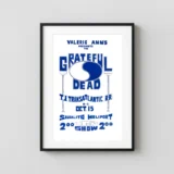 Grateful Dead 1966 Sausalito, CA Heliport Concert Poster