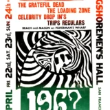 Grateful Dead 1966 Trips Festival 196? Longshoremen's Hall San Concert Poster