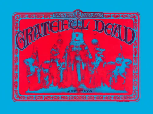 Grateful Dead 1967 Debut-Album Warner Bros. Records "Elephant" Promo Poster