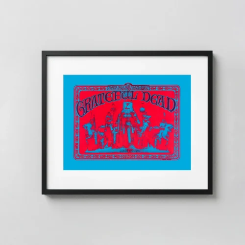 Grateful Dead 1967 Debut-Album Warner Bros. Records "Elephant" Promo Poster