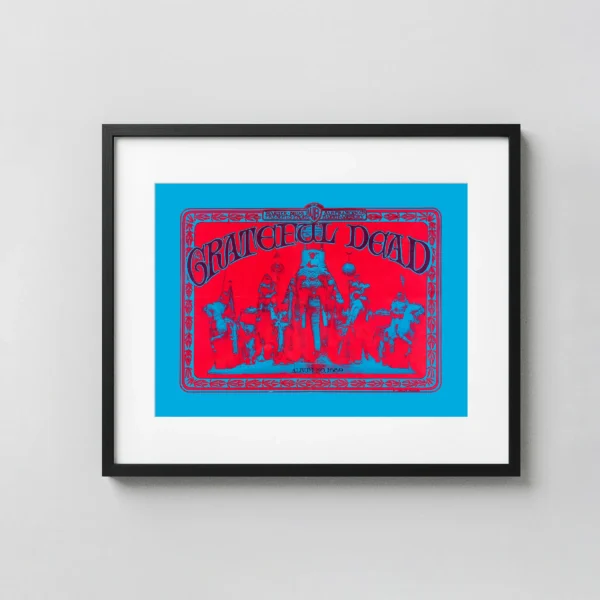 Grateful Dead 1967 Debut-Album Warner Bros. Records "Elephant" Promo Poster