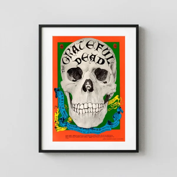 Grateful Dead 1967 Denver, CO "the Head" Concert Poster