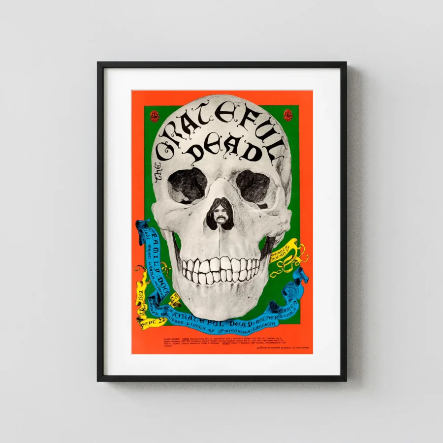 Grateful Dead 1967 Denver, CO "the Head" Concert Poster