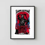 Grateful Dead 1967 Stockton, CA Small-Town Concert Poster