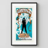 Grateful Dead 1968 Grand Rapids, MI "Winged Pigpen" Concert Poster