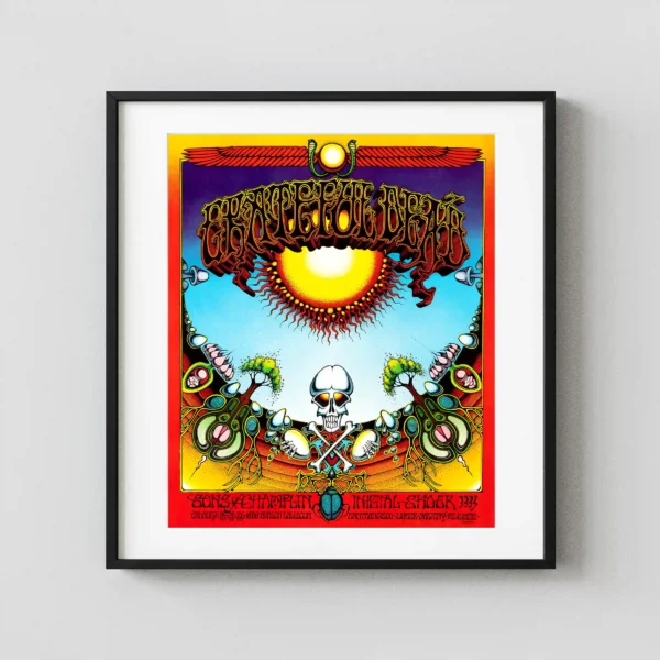 Grateful Dead 1969 "Aoxomoxoa" Avalon Ballroom Concert Poster